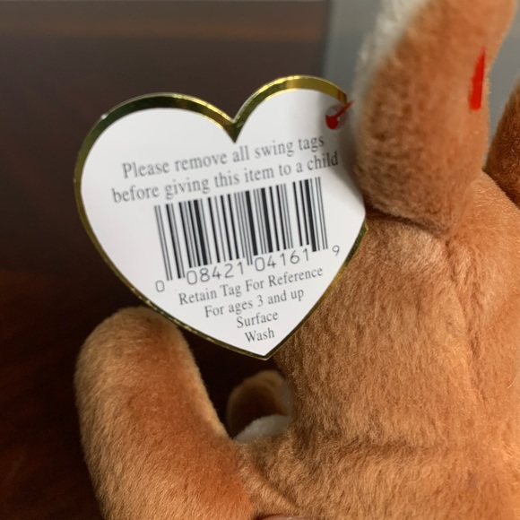 NWT 1996 TY Beanie Babies “Pouch” Kangaroo Stuffie - Picture 8 of 9